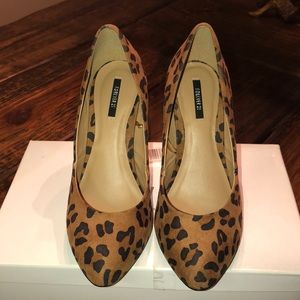 Forever 21 leopard heels